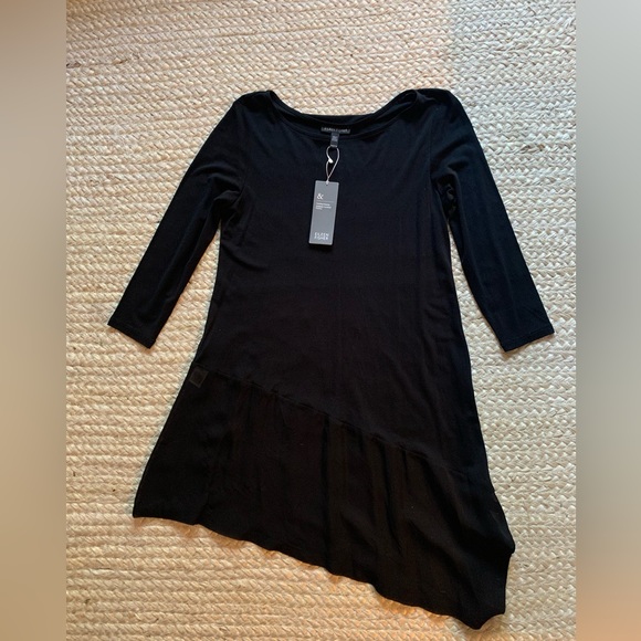 Eileen Fisher Stretch Silk Jersey with Sheer Silk Top NWT - Picture 2 of 7